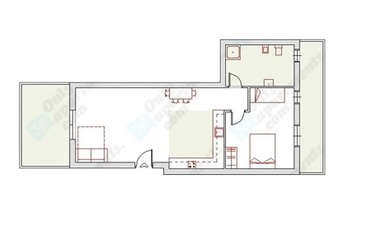 Romantic Total Sea View Alghero Appartement