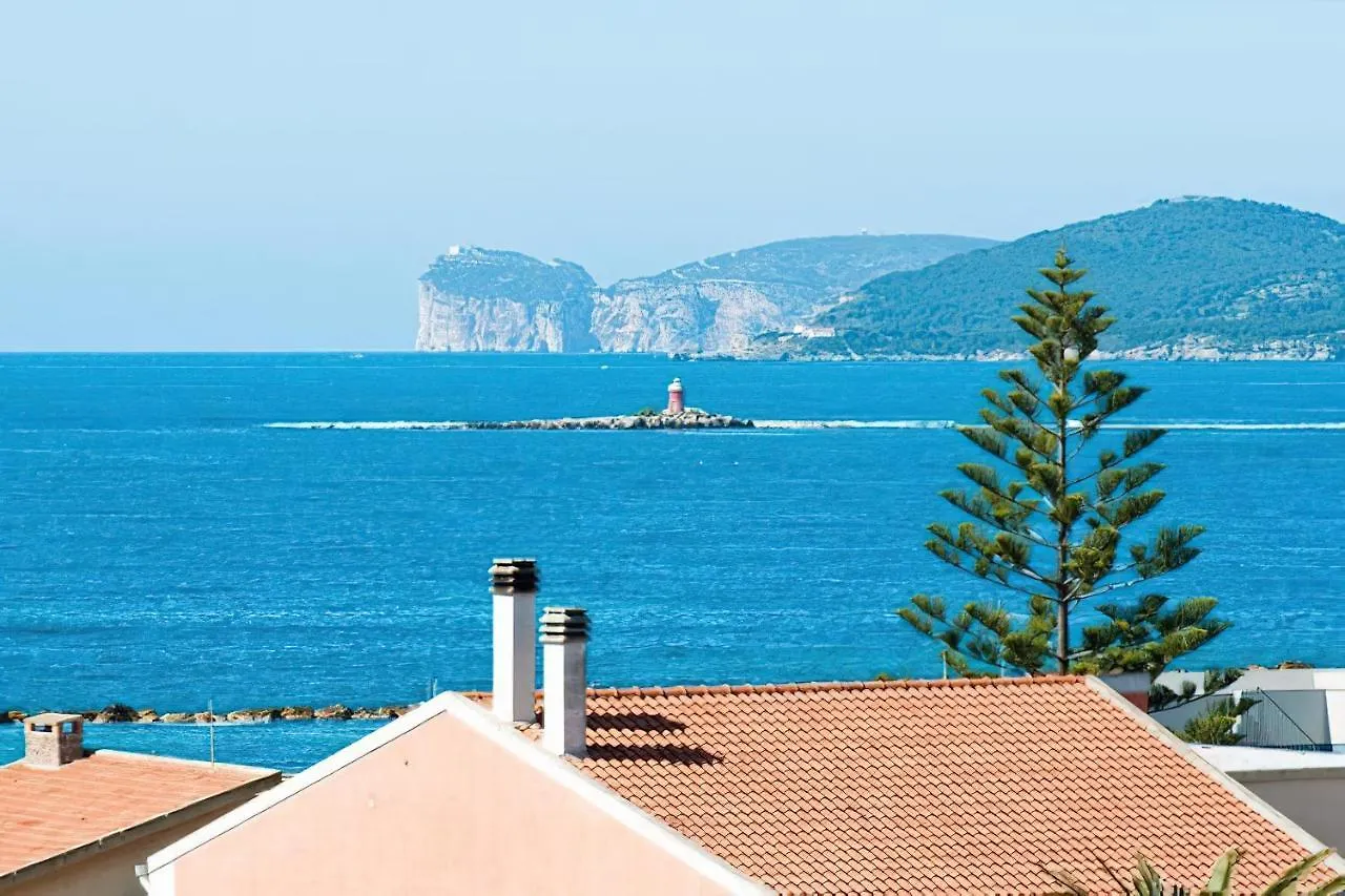Romantic Total Sea View Alghero Appartement
